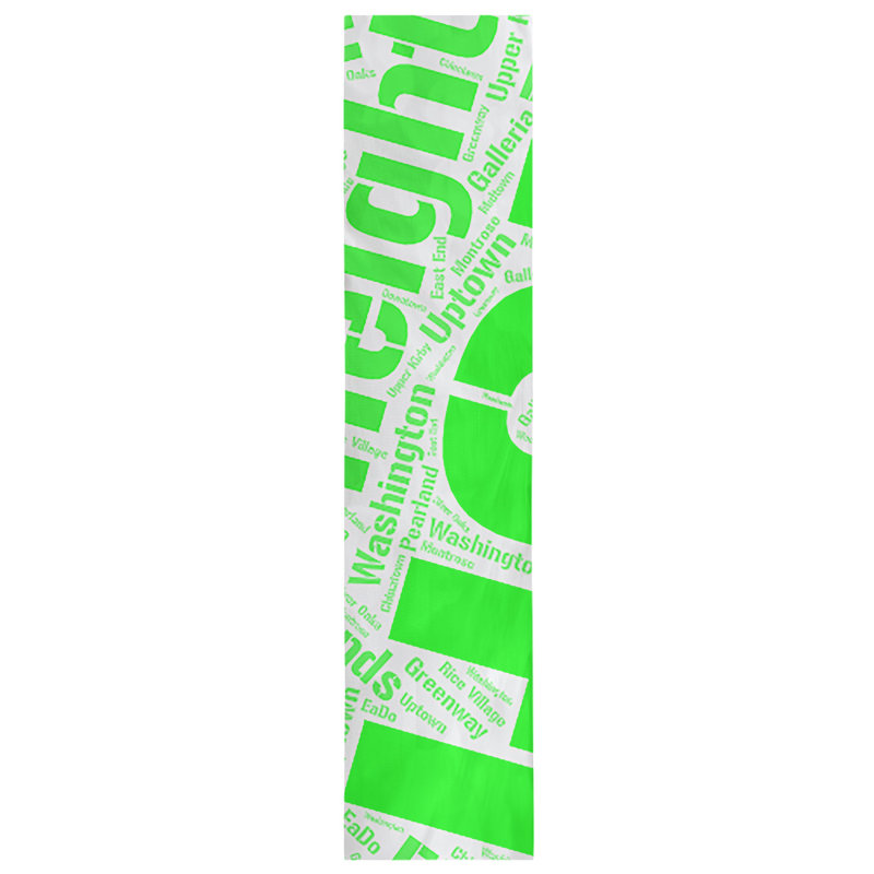 Chemin de table blendtable en coton, 72 po x 16 po, Vert, Houston
