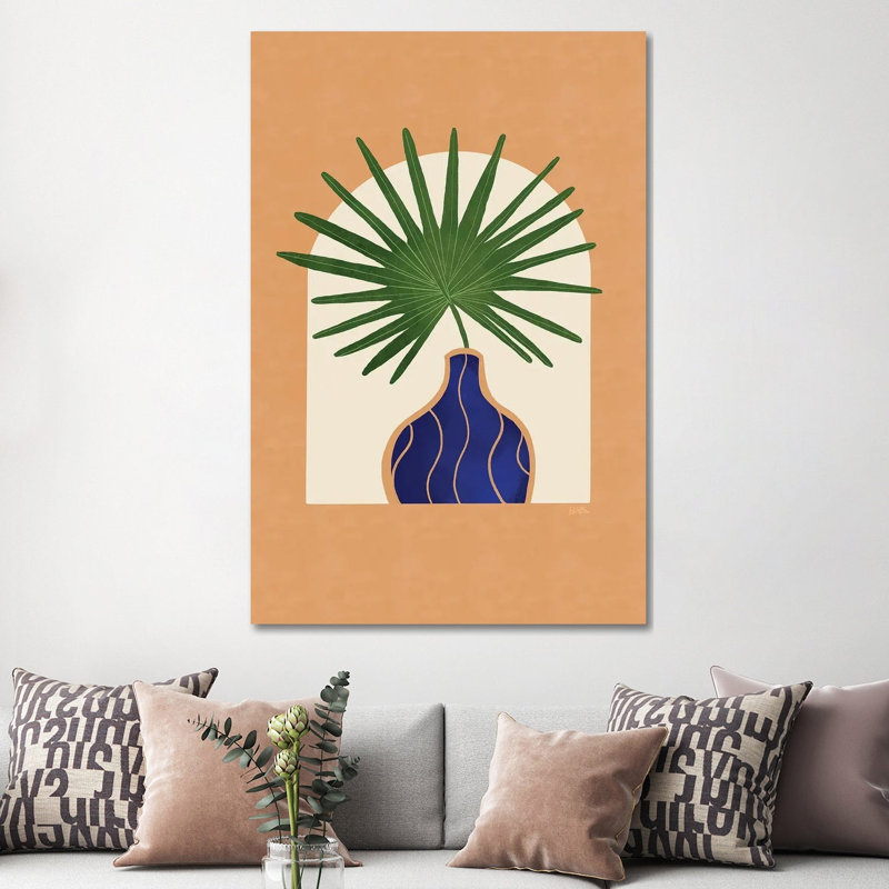 Fan Palm I by Bria Nicole - Wrapped Canvas Print, 152.5 cm H x 101.5 cm W