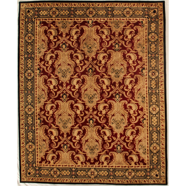 Tibetan Weave Oriental Area Rug in Red/Gold