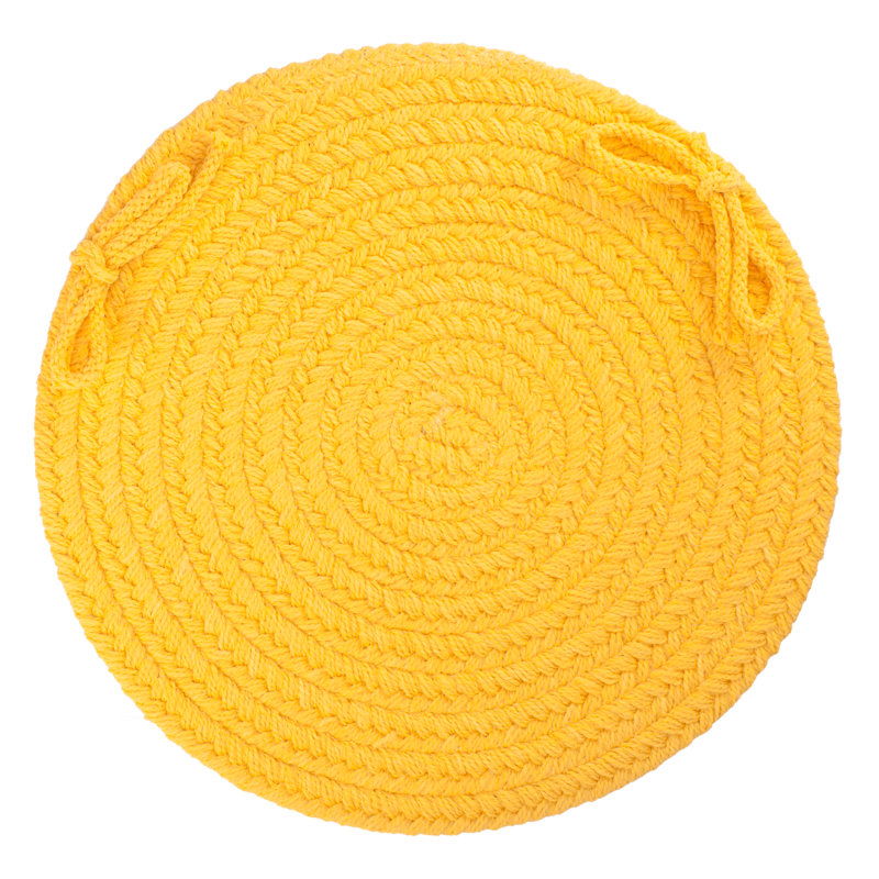 Outdoor 0.38'' Dining Chair Chair Pad, Daffodil