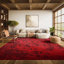 Tapis oriental rouge / noir Olius