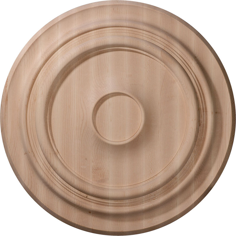 20 po x P 3/4 po, médaillon traditionnel en érable sculpté (convient aux auvents jusqu'à 4 1/8 po), Cerisier