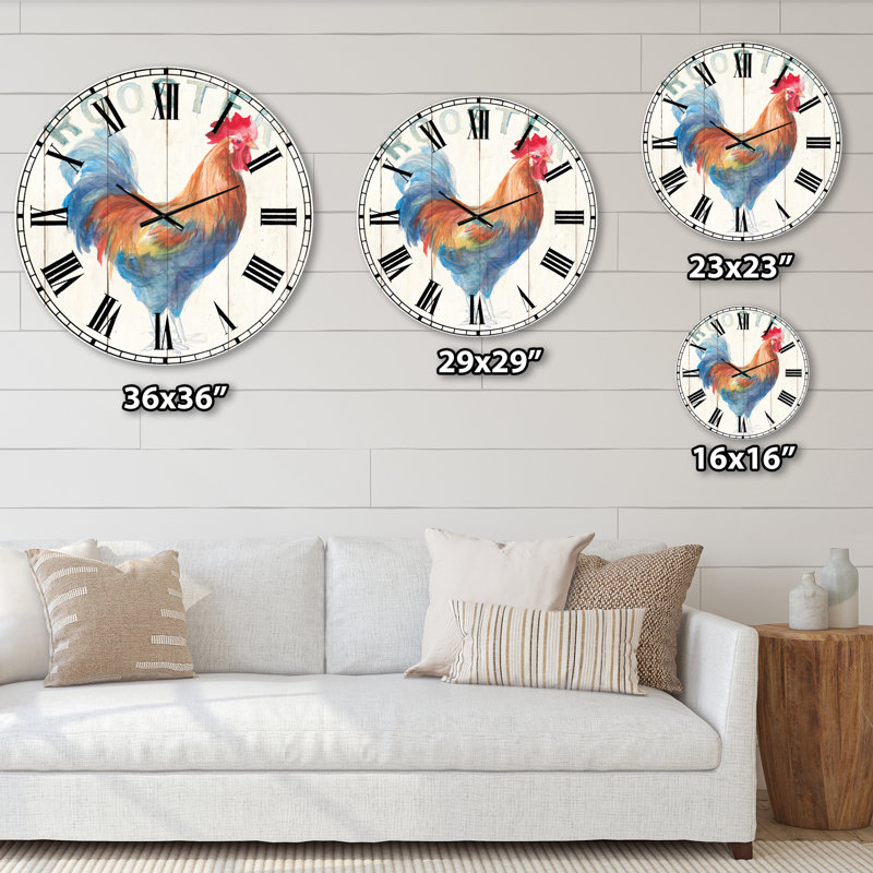 Horloge murale Swigart, Surdimensionné