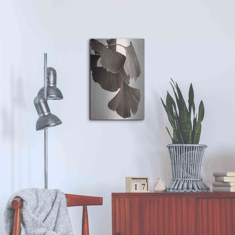 "Gingko sépia" par Debra Van Swearin, "Gingko sépia" par Debra Van Swearingen, H 24 po x l 16 po
