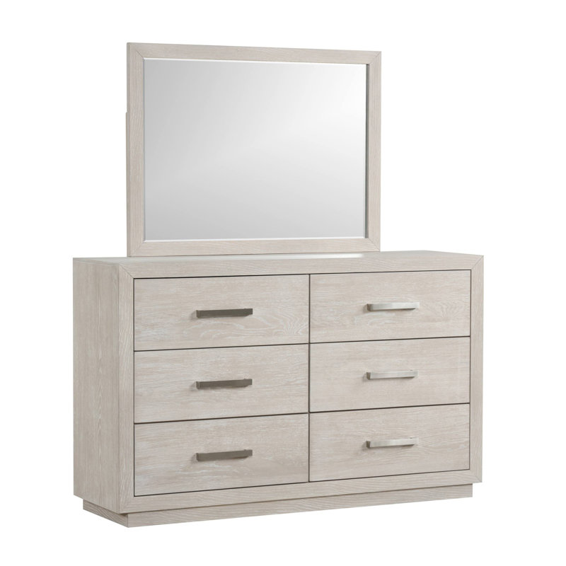 Commode transitionnelle l 61,6 po, gris clair