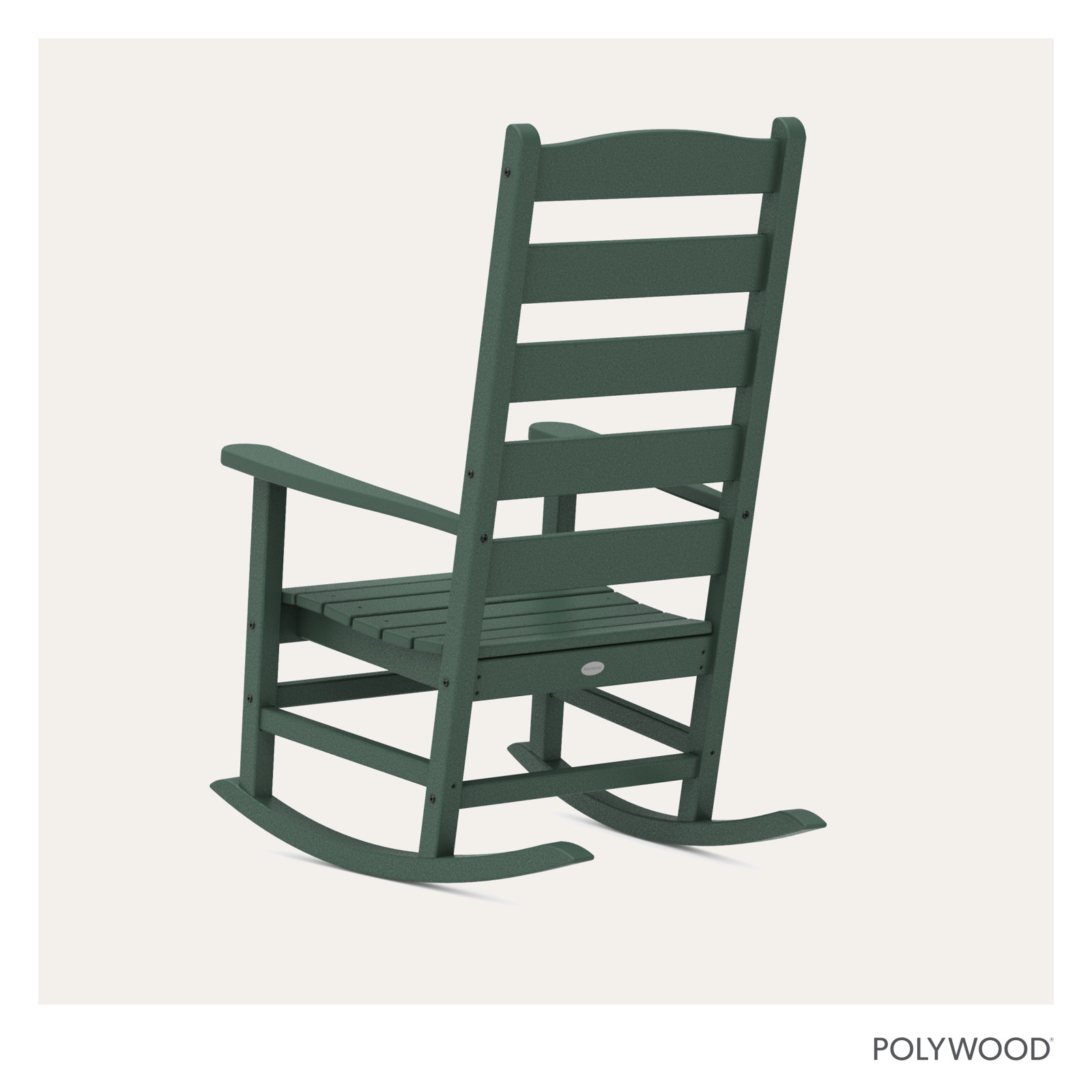 POLYWOOD Rocker Rocking Chair, Green