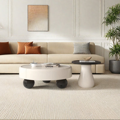 Ensemble de tables basses avec rangement de tiroir