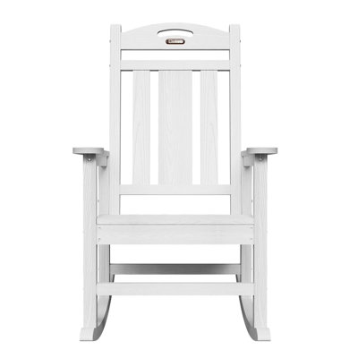 Chaise berçante pour foyer en PEHD