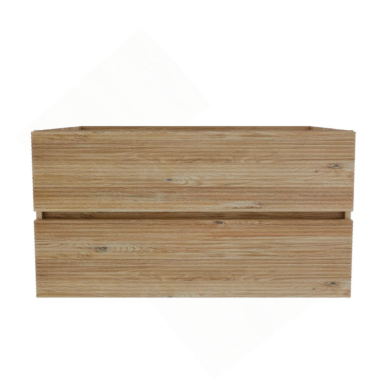 Armoire de salle de bain avec tiroirs doubles, armoire flottante murale pour salle de bain, Chêne
