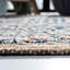 Tapis naturel / bleu fait à la main Pauleth-25969614