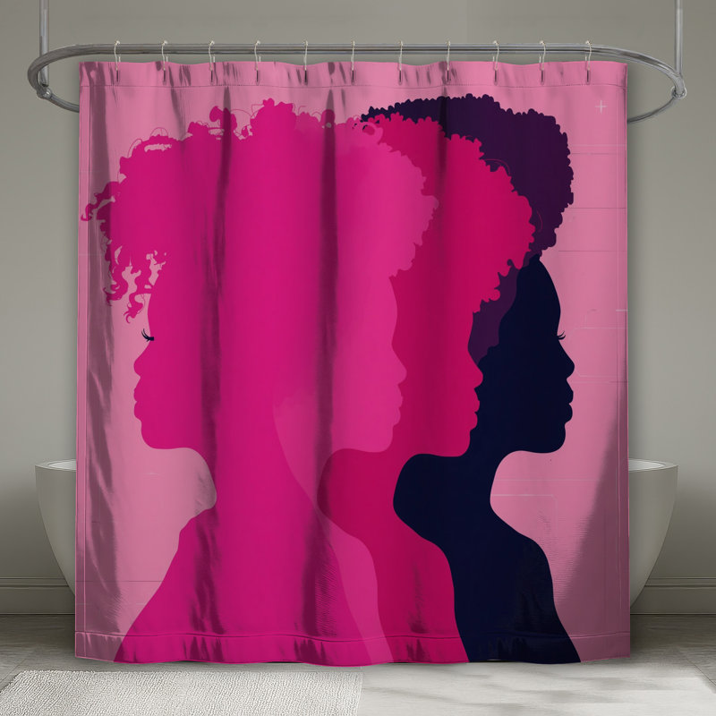 Rideaux de douche Silhouette, L 70 po x H 84 po