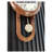 Vintage solid wood wall clock with a roof-shaped top and a metal pendulum