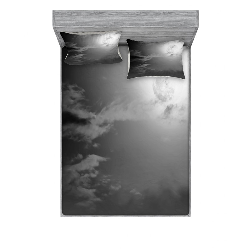 Microfiber Sheet Set, Queen Sheet Set with Fitted Sheet