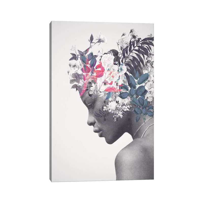 Impression « Memento » par Frank Moth, Pas de tapis, H 26 po x l 18 po x 1,5 po, Toile tendue