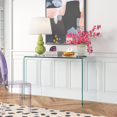 Shaylee Glass Writing Desk