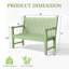 Banc d'extérieur 48 po x 48 po HiPS-133472229