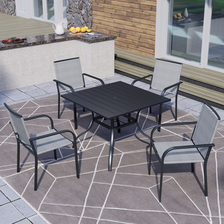 Square Outdoor Dining Set