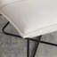 Vicolo Sherpa Upholstered Accent Chair with Metal Legs-41899465