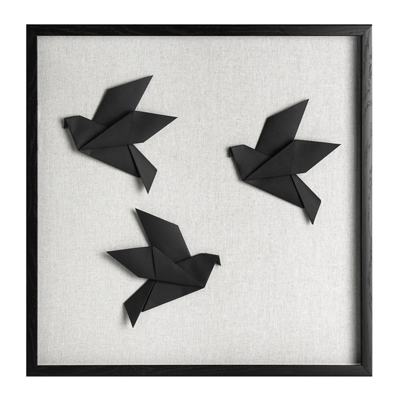 Flavia Handmade Birds Wall Decor on Paper
