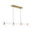 Suspension linéaire DEL - Lumière laiton antique-928647764