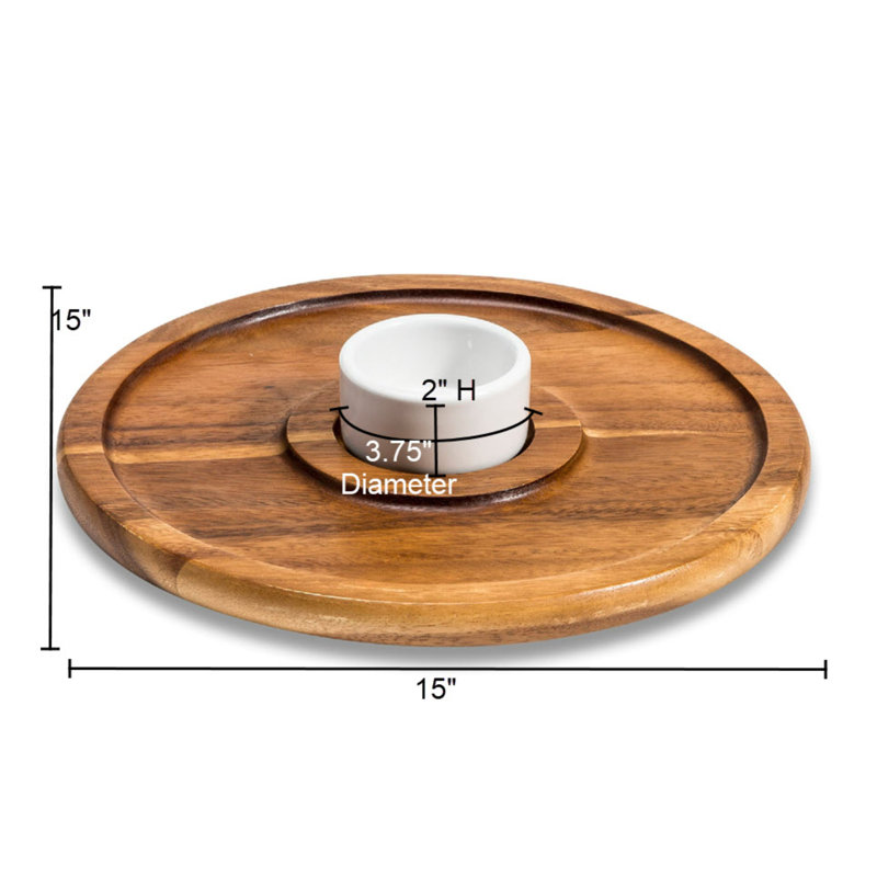 Millwood Pines Affan Wood Chips And Dip Platter