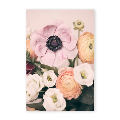 Nature Inspired Pastel Bouquet by  - Picture Frame Photograph on Paper