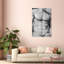 Torse mâle en gris - impression-71079070-71079061
