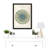 Caetani 1855 Map Chart Circles Hell Dante Inferno Divine Comedy Artwork Picture Frame Graphic Art on Paper