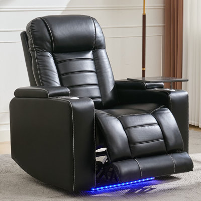 39'' Wide Power Recliner With Smart Cup Holder Power Headrest And Wireless Charger