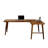 Walnut L-Shaped Solid Wood desk-111069091-111069093
