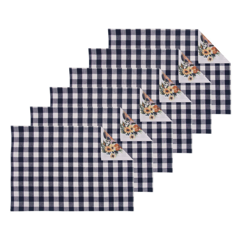 Ensemble de 6 napperons Rooster Farmhouse