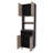 Oak And Wengue Kitchen Pantry With Open Storage And 4 Doors