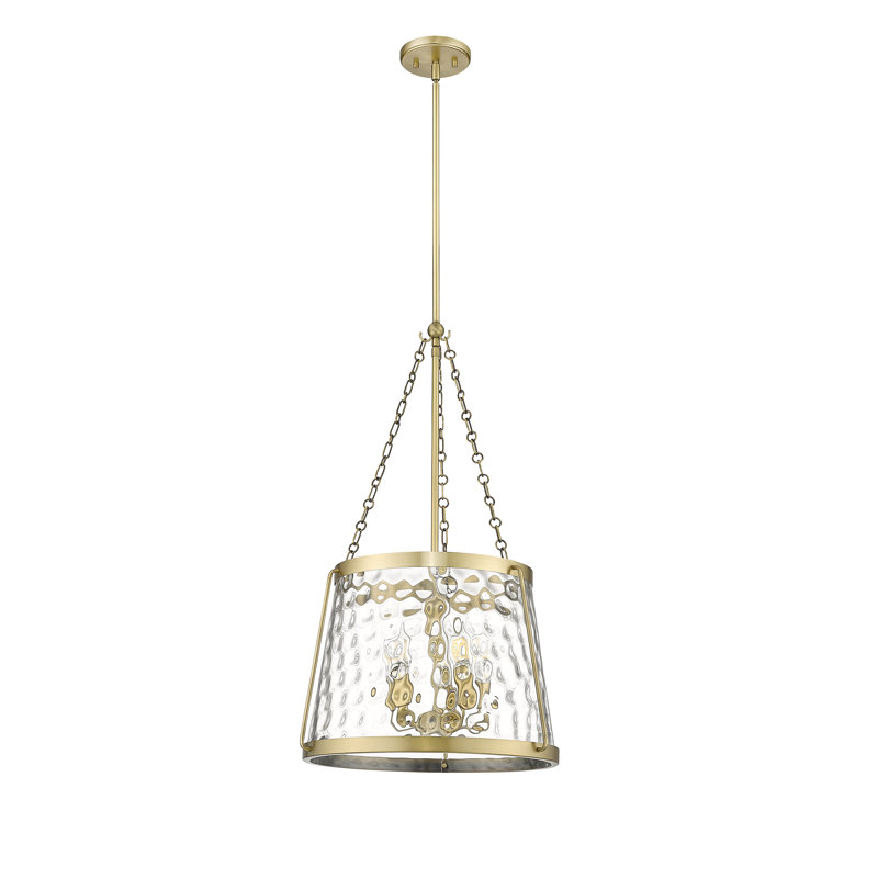 Luminaire suspendu conique à 5 lumières Jysiah, Bronze vintage