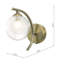 Pipkins Armed Sconce-1617904256