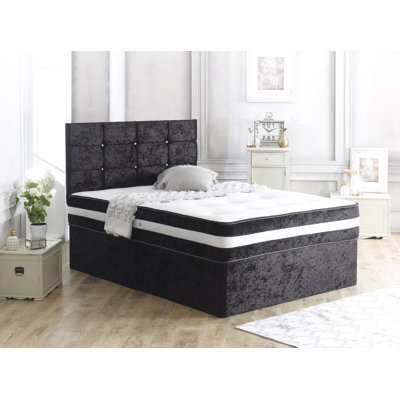 Ceda Upholstered Bed with Mattress