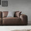 Causeuse modulaire en cuir véritable Coffee Coffee-1112065581