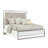 Marquee King Panel Bed with LED Lighting - Cloud White-88292670