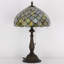 Lampe de table en verre teinté Tiffany