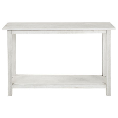 White Wood Entryway Sofa Console Table