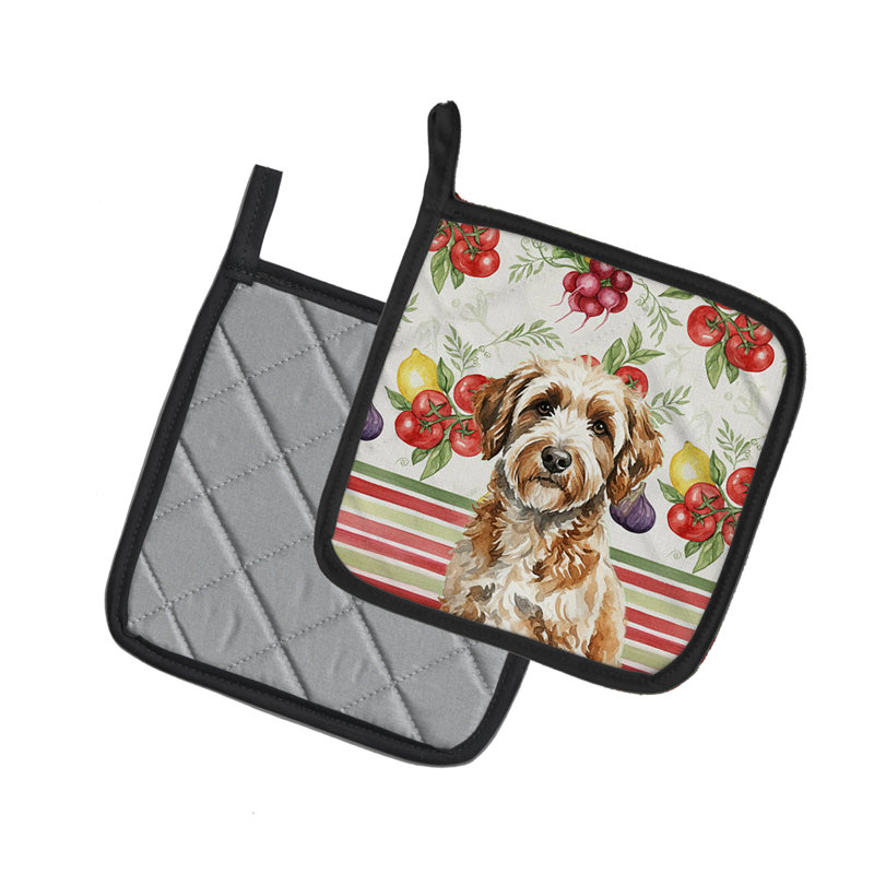 Paire de poignées à légumes Lagotto Romagnolo