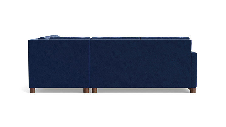 Reve Sleeper Sectional (112" x 95"), Corner On Right, Performance Velvet - Uniform