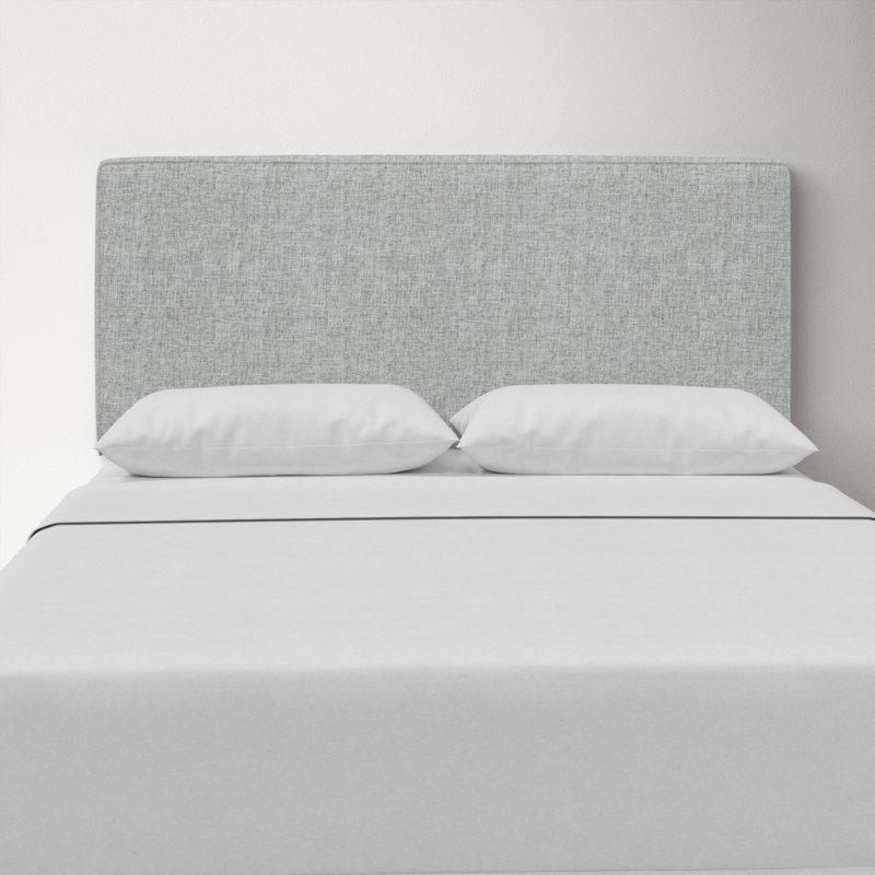 Marquise Upholstered Headboard, Queen, Zuma Pumice Textured Linen