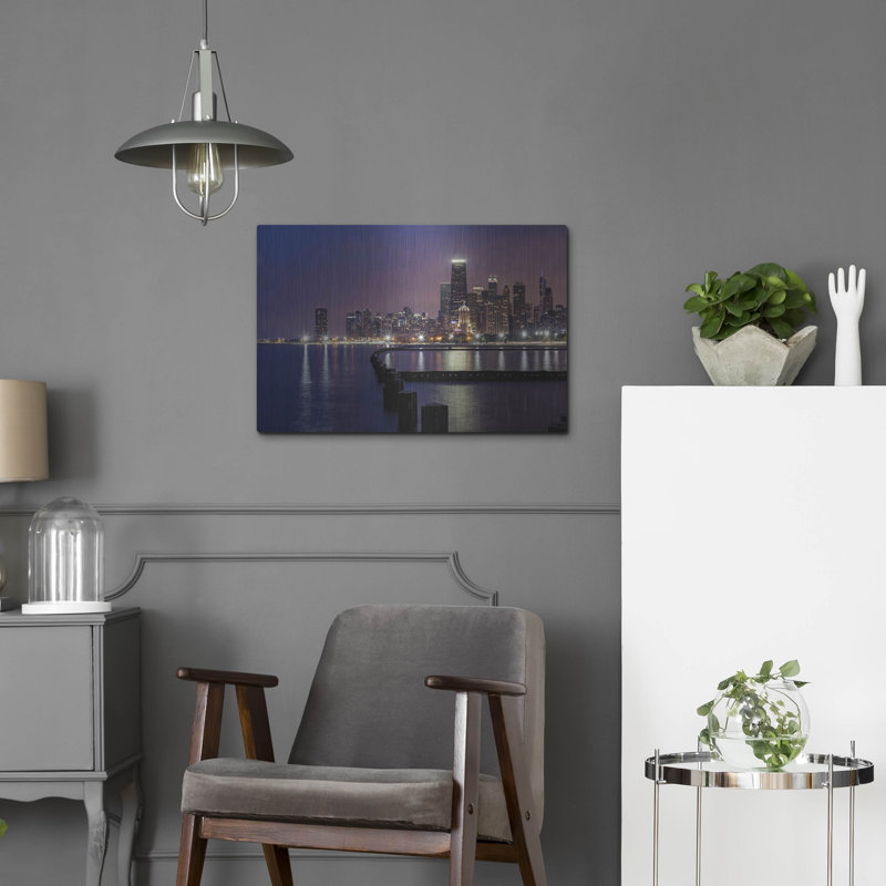 «Chicago North Beach» par AKG, H 16 po x l 24 po
