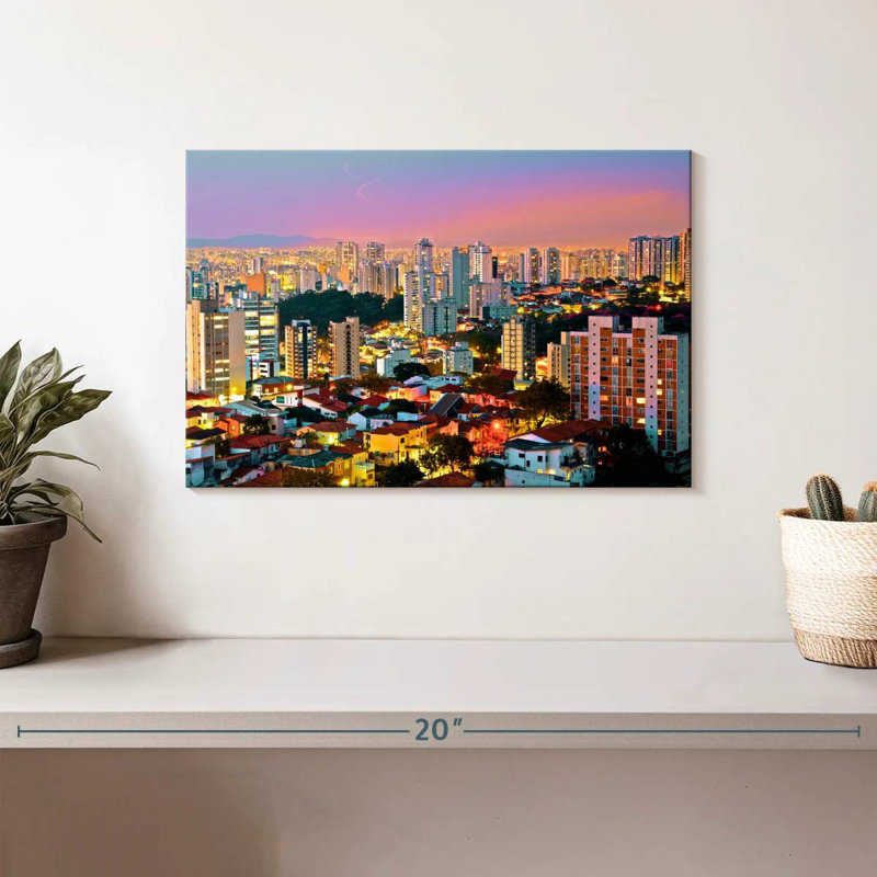 Paysage urbain Sirci, H 8 po x l 12 po
