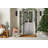 Breshawna Aluminum Matte Black Outdoor Armed Sconce