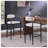 Zaydren Upholstered Counter Stool with Metal Frame