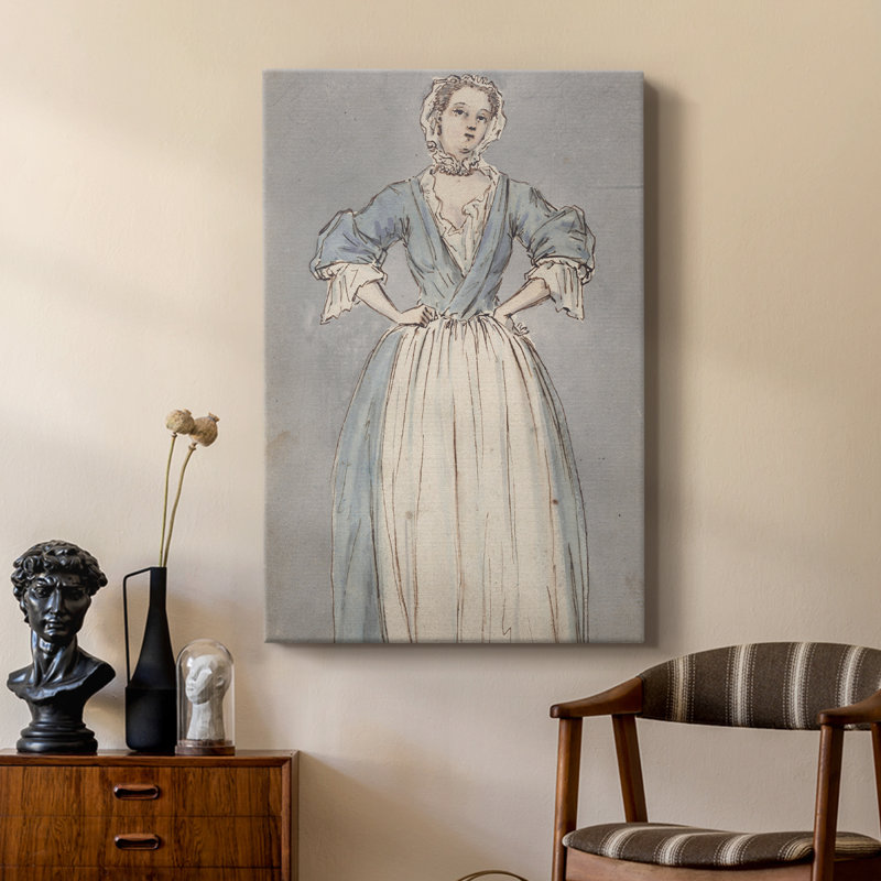 Impression de portrait rétro Cxx - galerie Cavas sur mesure, H 48 po x l 32 po
