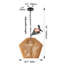 Luminaire suspendu en corde de chanvre de 17 po - fait à la main pour îlot de cuisine, salle à manger, finition naturelle de chambre à coucher, fer à hauteur réglable et luminaire suspendu suspendu tissé, créé