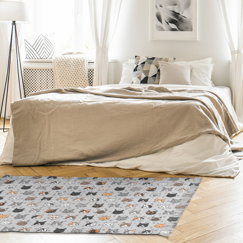 Tapis zone grise kitty chat Mcguigan, Non
