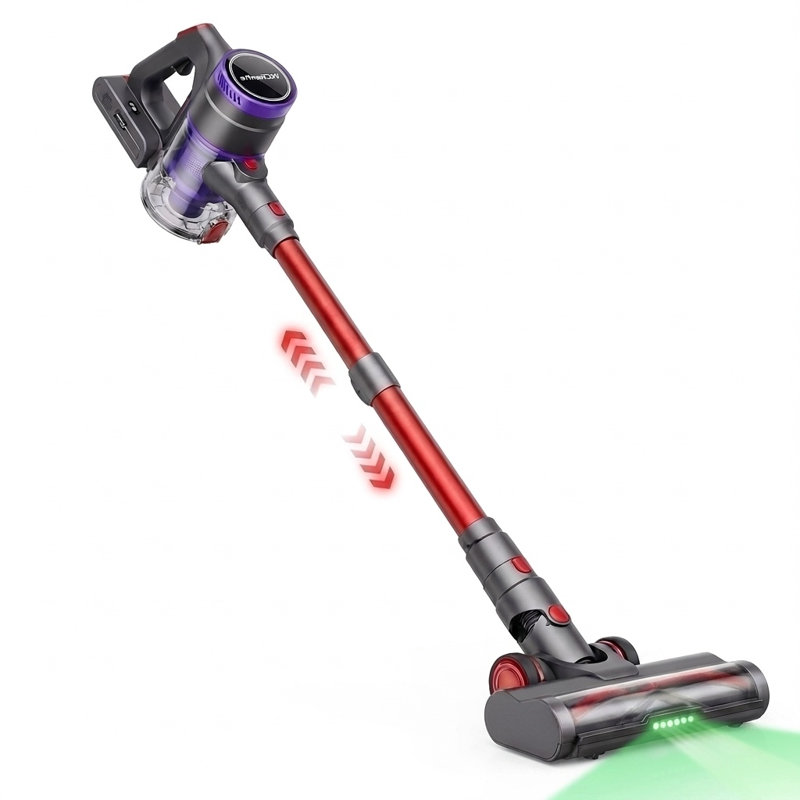 Aspirateur sans fil Ultra, aspirateur-balai puissant de 48 kpa, autonomie de 70 minutes, pour les poils d'animaux